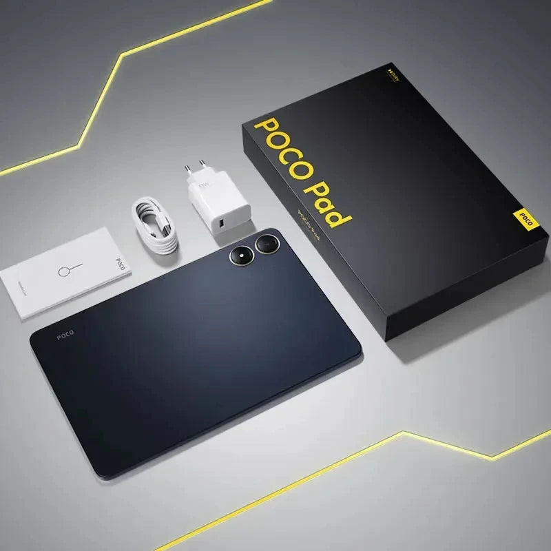 POCO Pad Version mondiale 12.1 ''120Hz 2.5K affichage Snapdragon 7s Gen 2 processeur Octa core 33W 10000mAh batterie Quad haut-parleurs