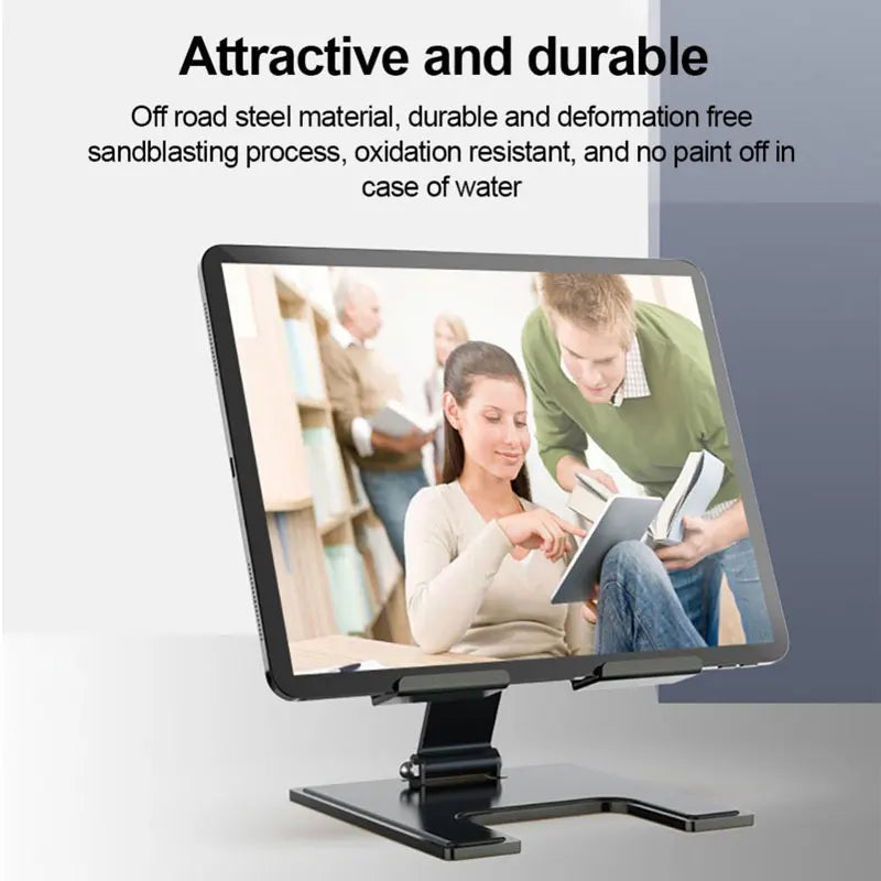 Support de tablette Portable universel tout en métal pour Support iPad Support de tablette Support de bureau réglable Support de tablette Flexible