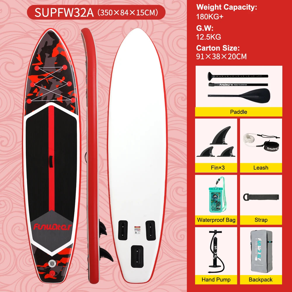 Planche de Paddle Gonflable avec Accessoires (335 / 350 / 385 cm) - Feath-R-Lite Koi Sup