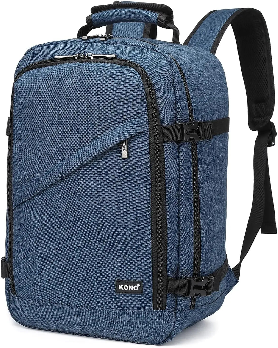 Sac à dos cabine minimaliste KONO 3 pièces – léger, compatible Ryanair, 20L-38L