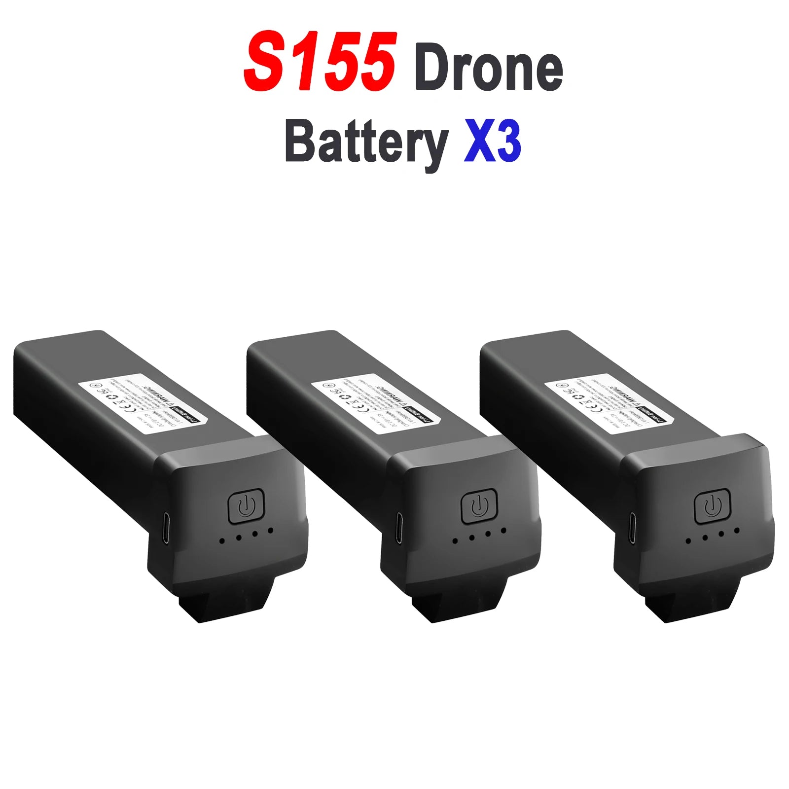 Batterie originale S155 7.4V 3800mAh pour Mini Drone RC