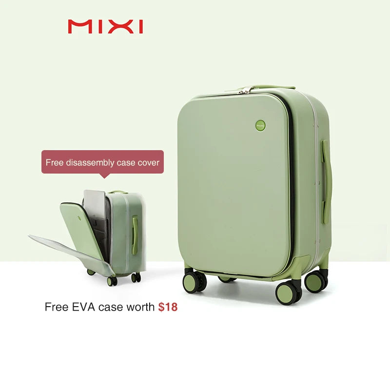 Valise Mixi M9260 – Bagage à main 18'' / 20'' / 24'' avec cadre en aluminium, Design breveté