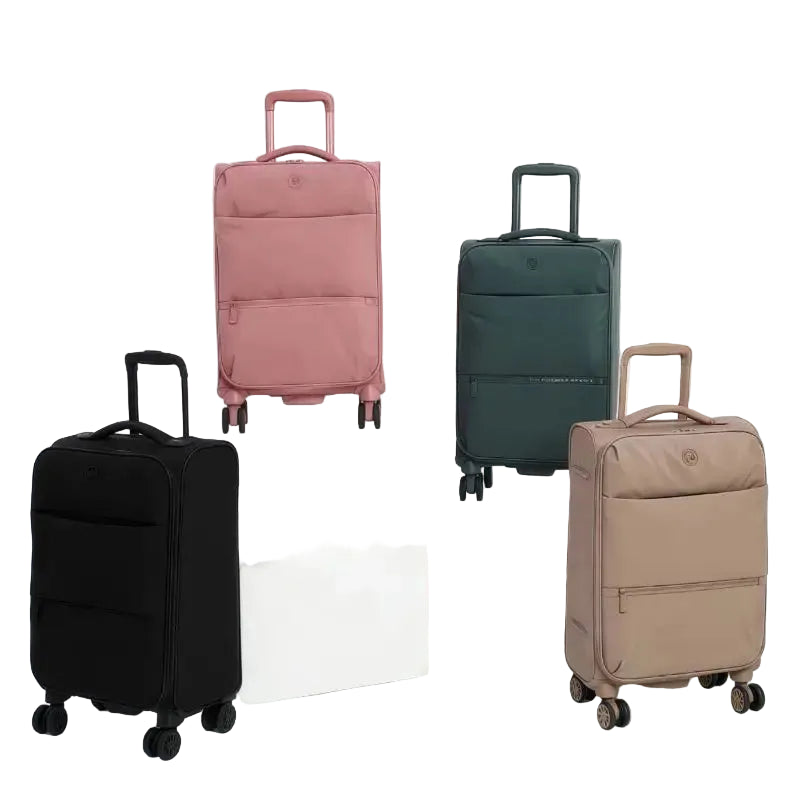 Miss Lulu – chariot léger pour femmes, 59,5x36,5x25 cm, avec compartiment humide séparé, idéal pour les courts voyages et les affaires