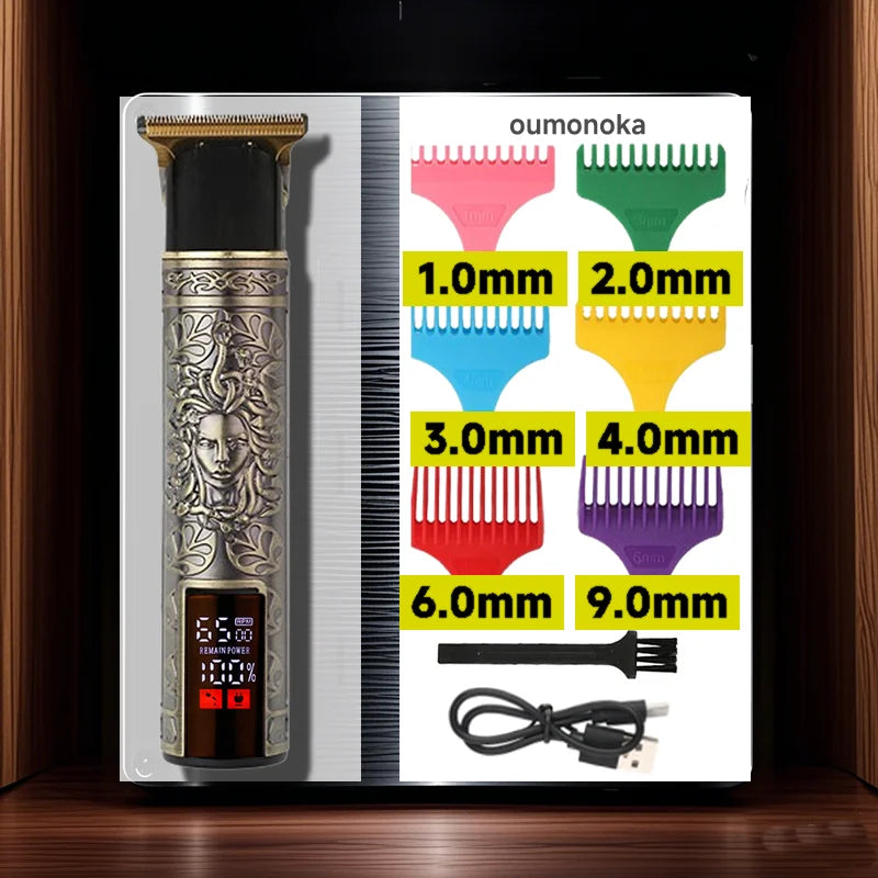 Rasoir électrique professionnel T9 pour hommes – Tondeuse à barbe et cheveux