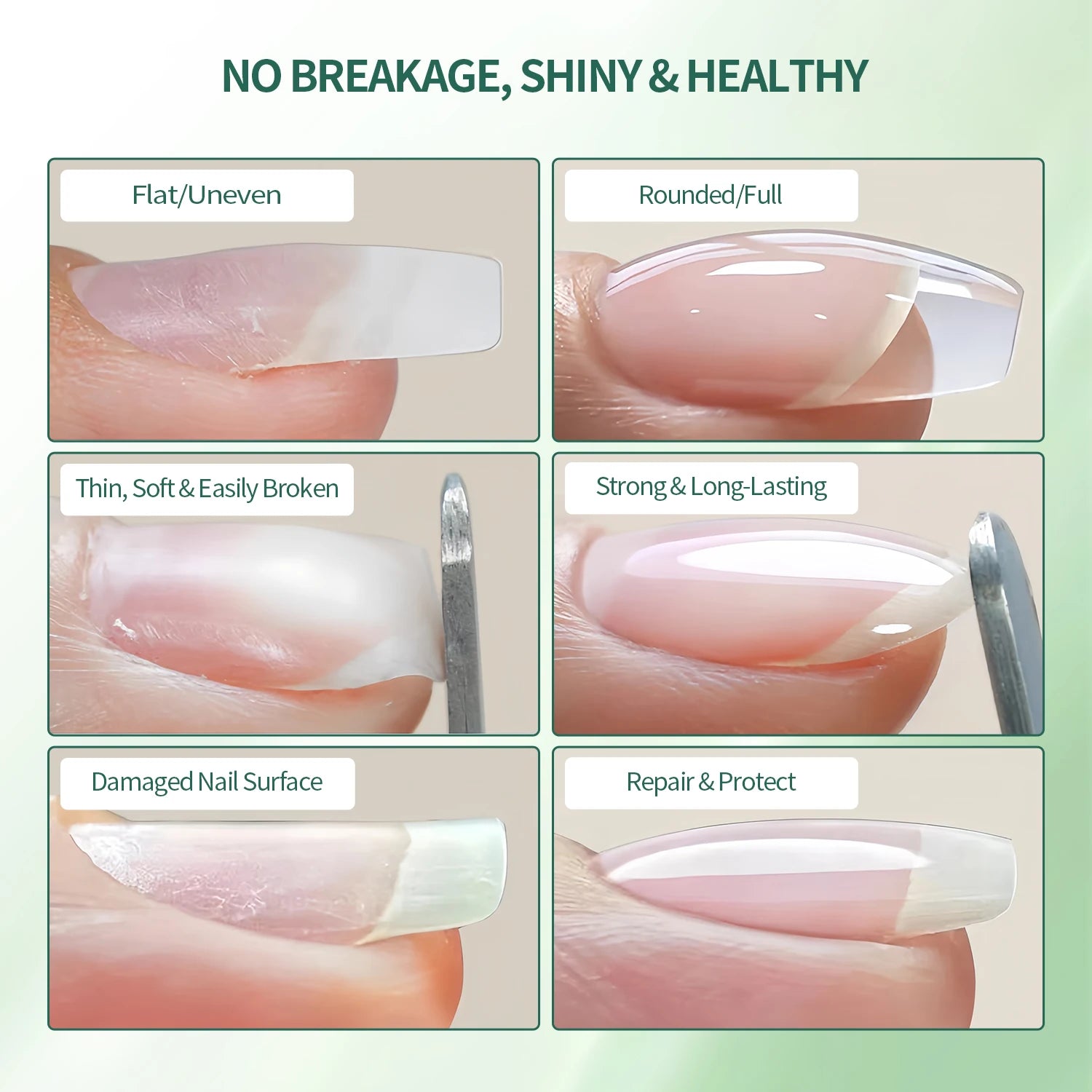 7-in-1 Builder Gel – Transparent, Weiß, Rosé, Nude 15ml