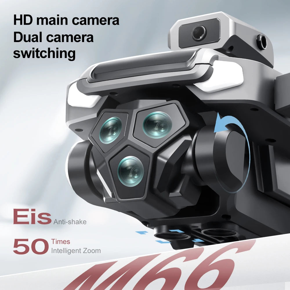 Drone M66MAX – 4K HD, Écran Omnidirectionnel, Évitement d’Obstacles, Drone RC