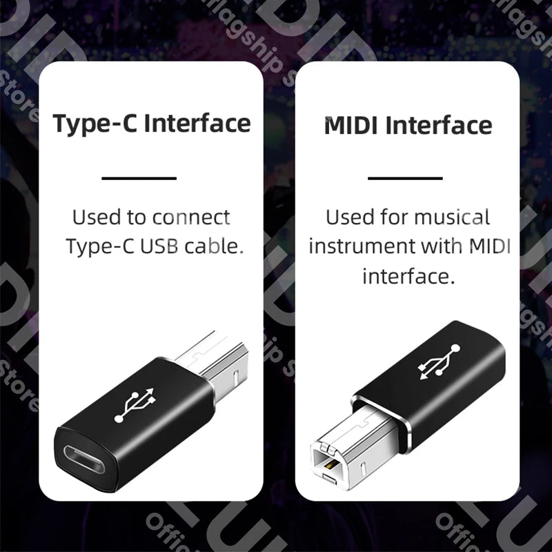 Adaptateur d'imprimante USB 2.0 USB Type C à Type B mâle pour imprimante disque dur Base Machine à fax Scanner USB 2.0 Type C adaptateur d'imprimante