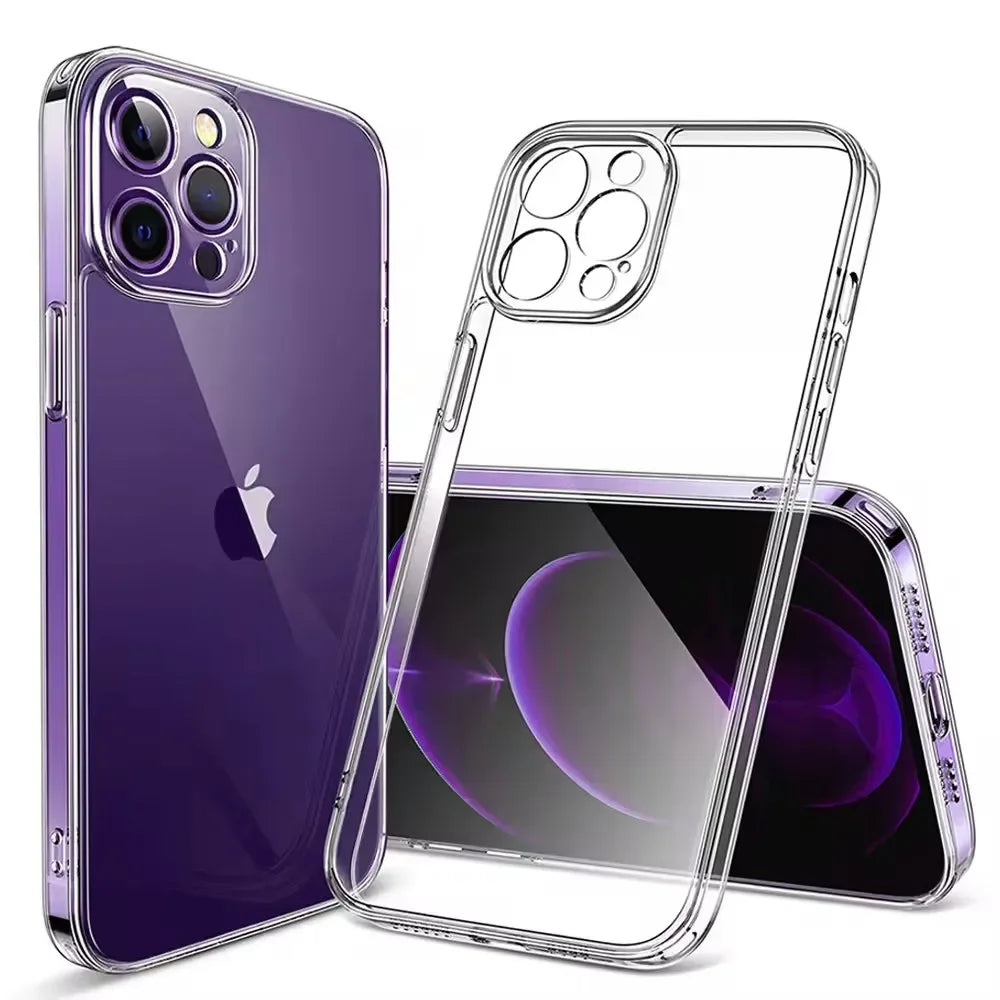 Coque souple transparente en TPU pour iPhone – Protection antichoc et design discret