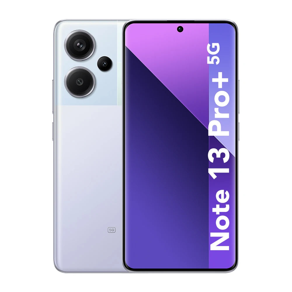 Téléphone portable Xiaomi Redmi Note 13 Pro Plus 5G 8 Go/256 Go 12 Go/512 Go NFC Chargeur UE Version mondiale - Téléphone portable