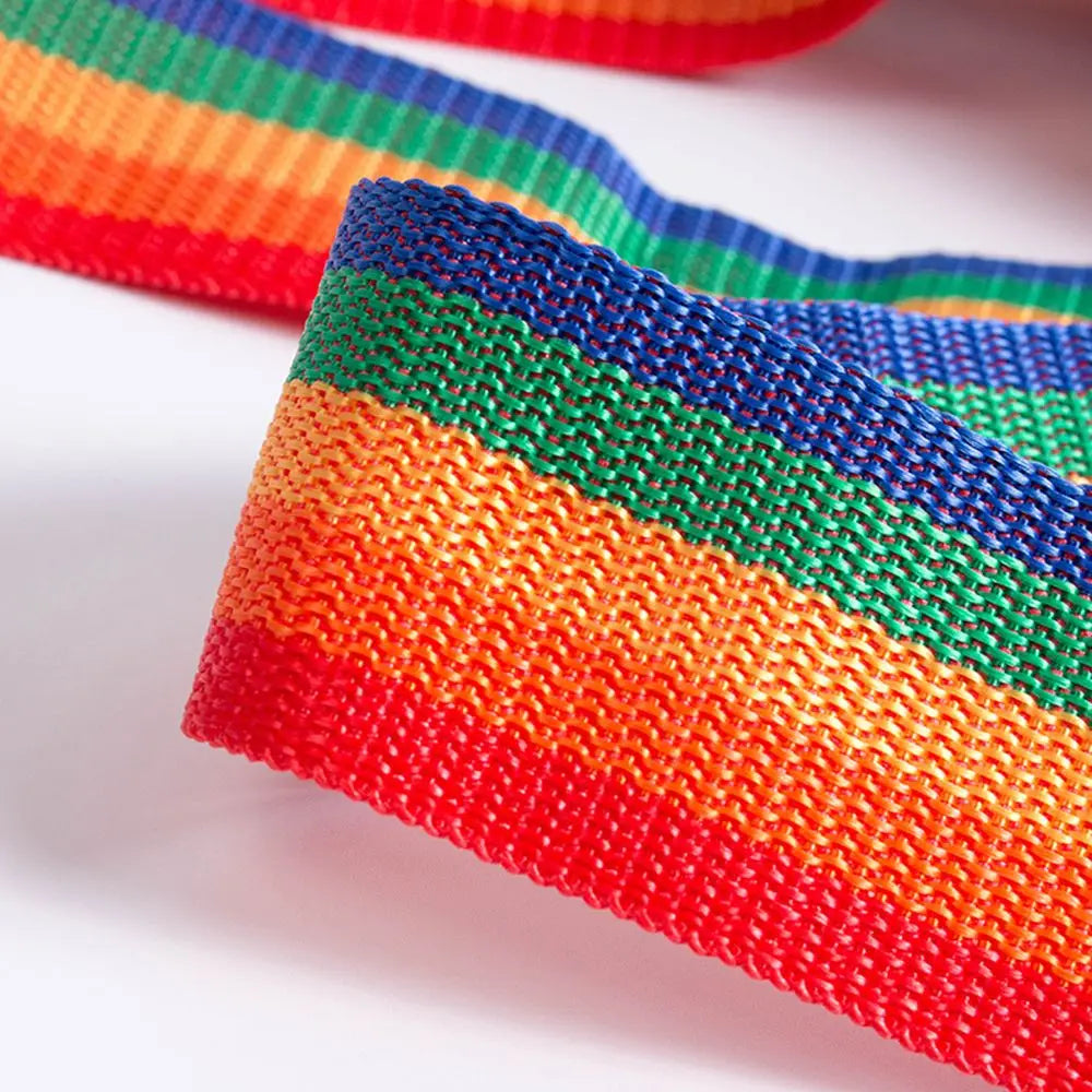 Sangle à boucle de bagage, ceinture croisée, emballage réglable, accessoires de voyage, sangle à boucle de valise, ceintures d'emballage de bagages arc-en-ciel