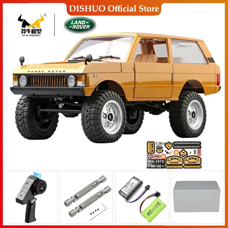 Voiture sur chenilles RC 4x4 MN128 MN82S 2.4G, Buggy d'escalade professionnel avec lumière LED, voitures télécommandées à grande échelle, jouets pour garçons, cadeau