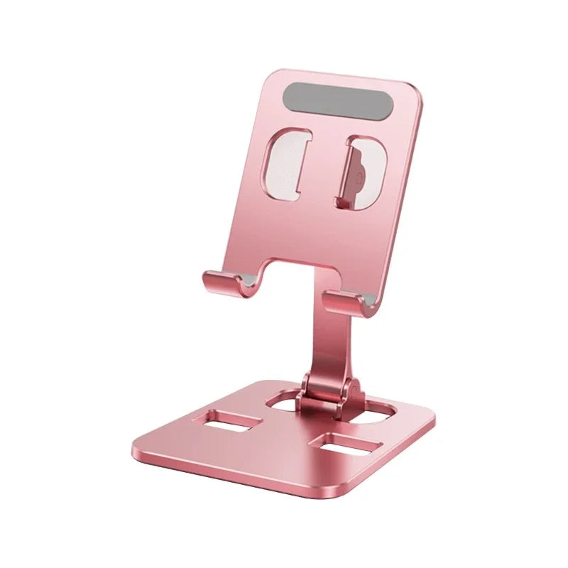 Support de téléphone de bureau pliable universel en alliage d'aluminium, support de montage pour téléphone portable, support en métal de bureau pour tablette