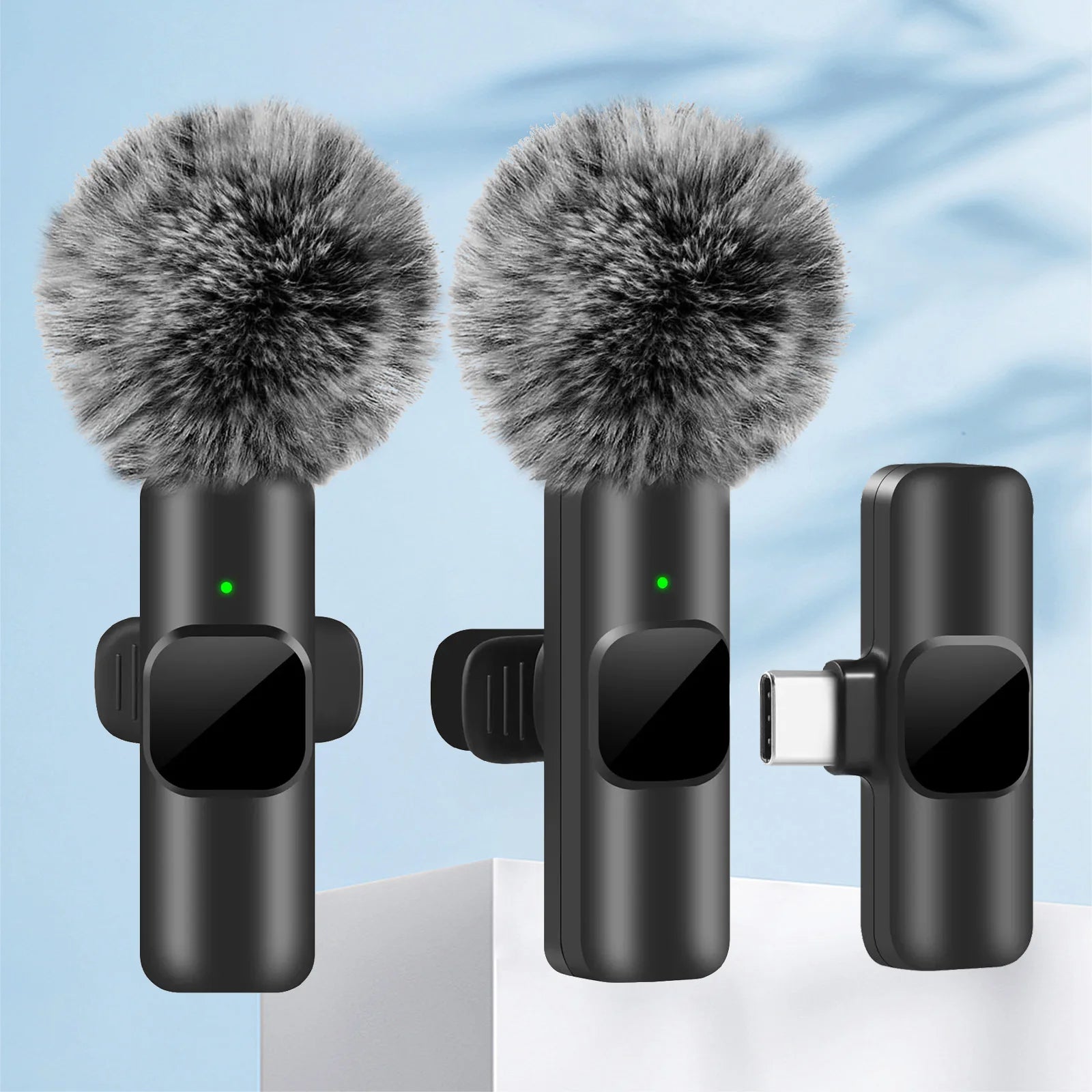 Microphone Lavalier sans fil pour iPhone et Android, mini micro statique, audio et vidéo, ordinateur portable, jeux en direct, téléphone portable, nouveau