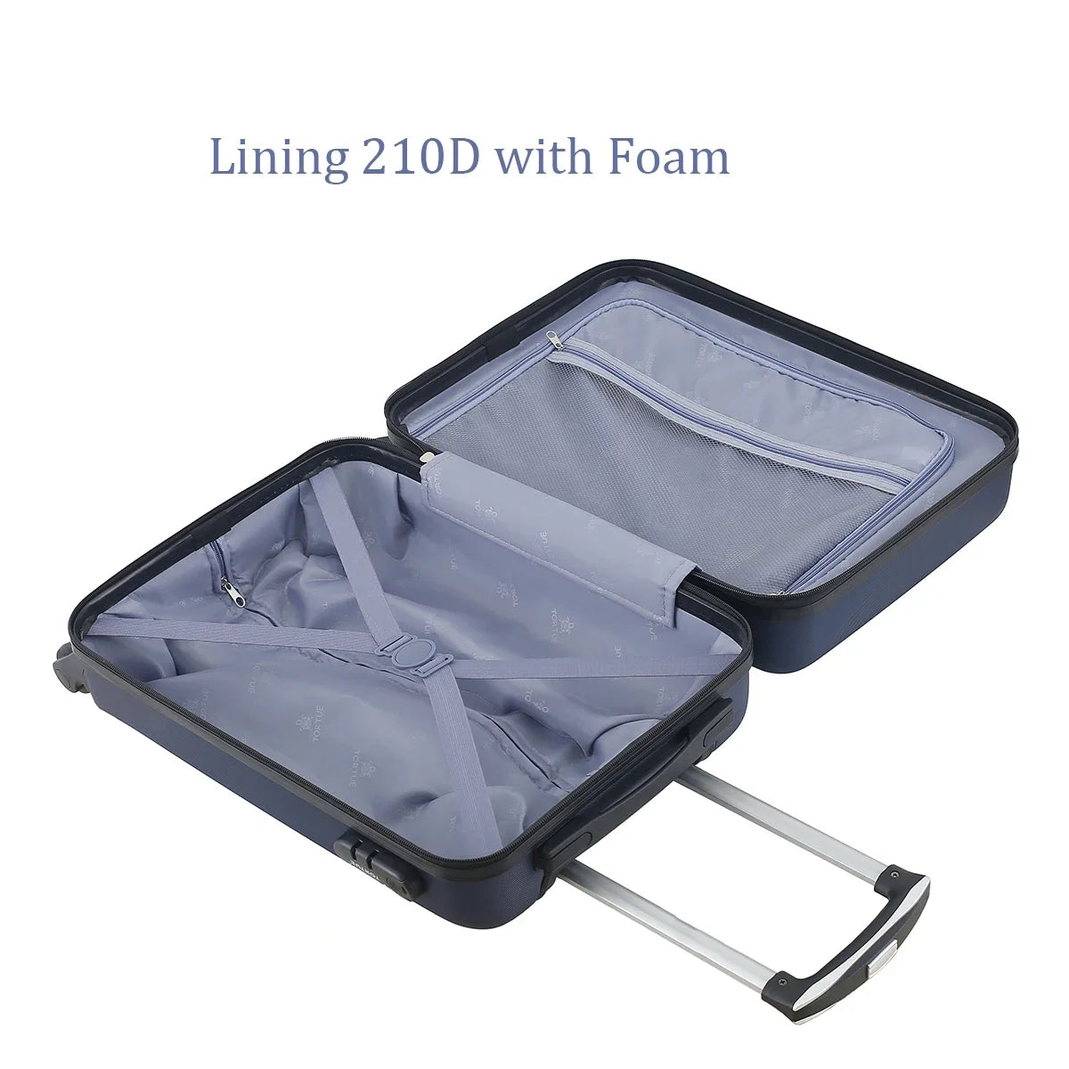 Valise de Transport, Valise à Roulettes Unisexe, Valise de Petite Taille, ABS Premium, Valise à Roulettes, 55x35x20cm