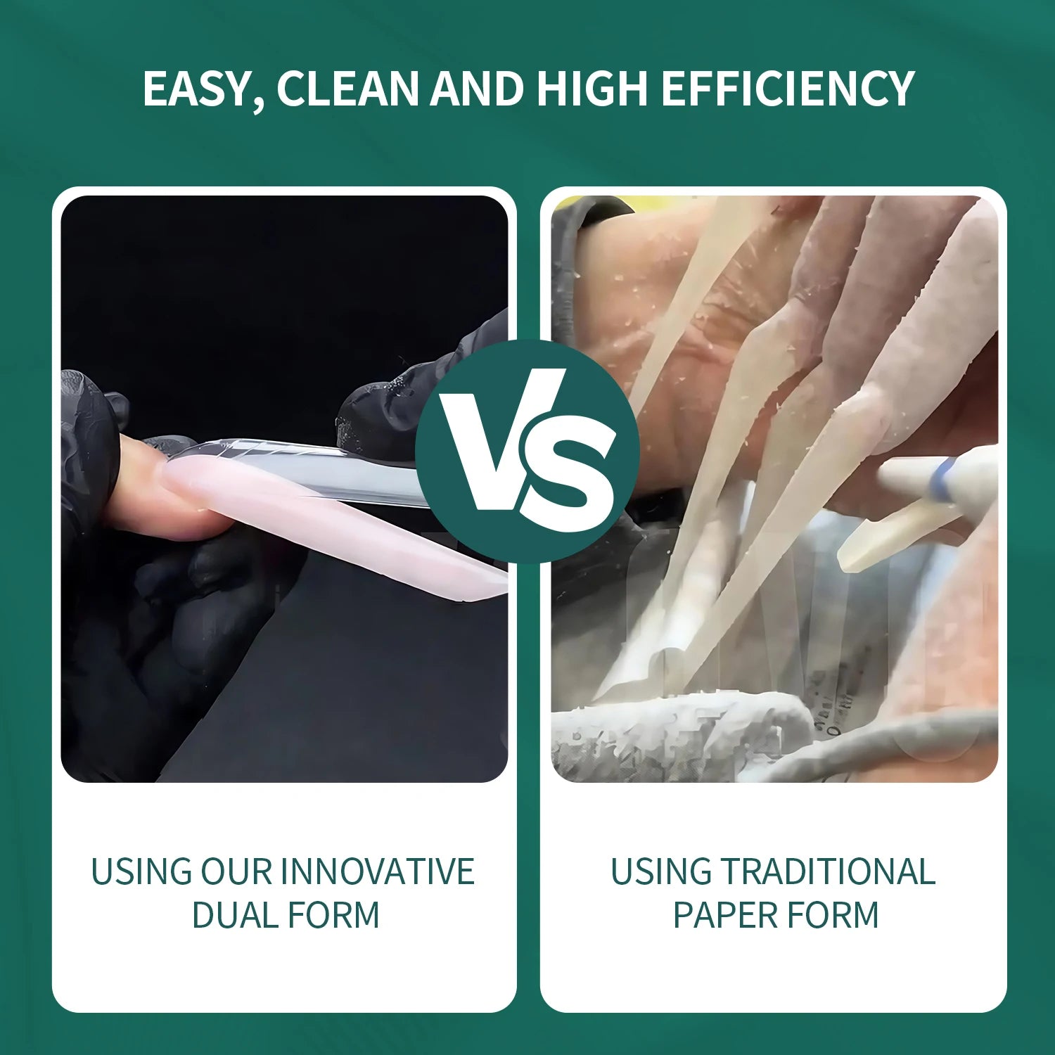 Moules à ongles à pression transparents, 70/140 pièces, 14 tailles