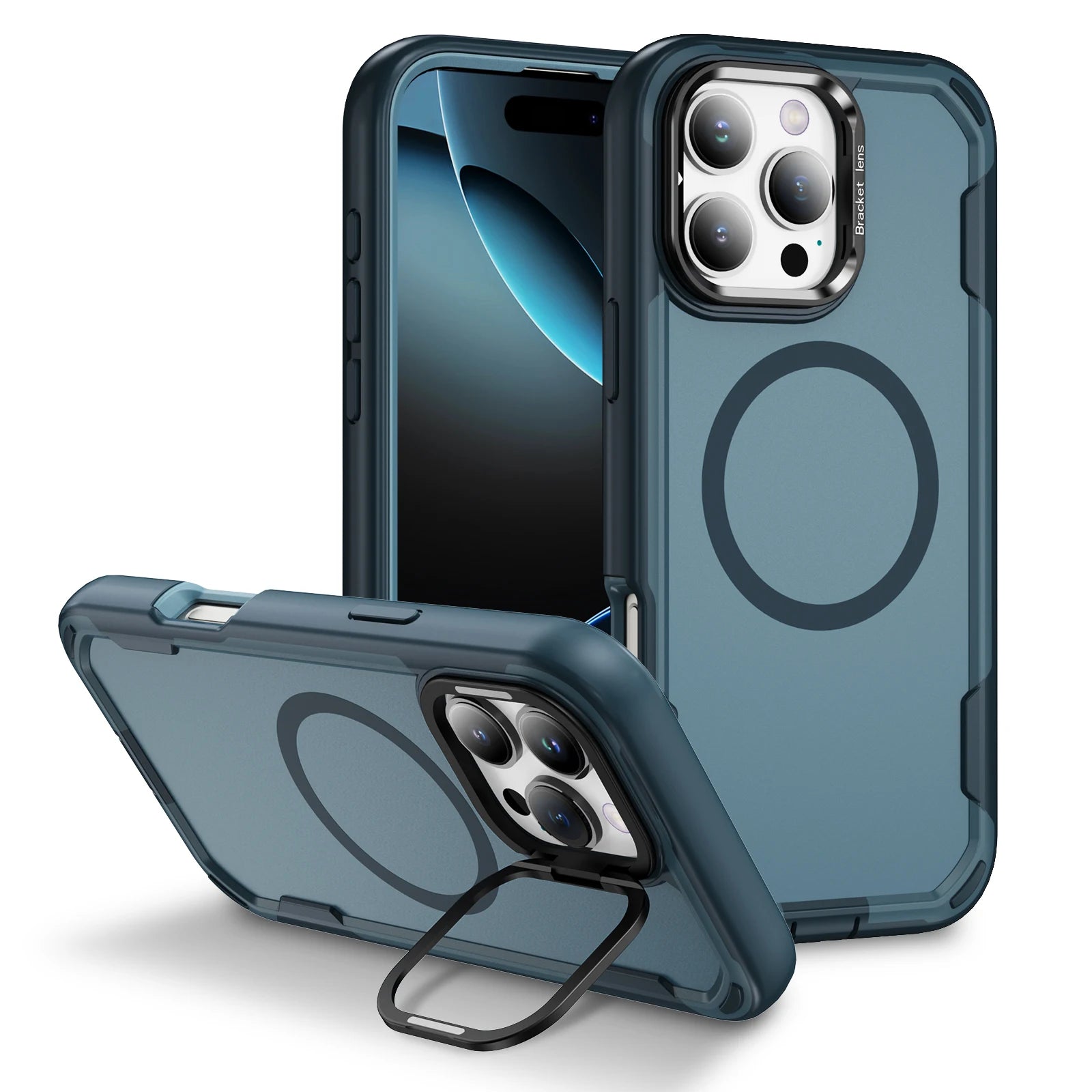 Coque de protection pour iPhone 16 Pro Max 16 Pro 15 Pro Max 14 13 12 Magsafe caméra magnétique protection corps complet antichoc housses de protection