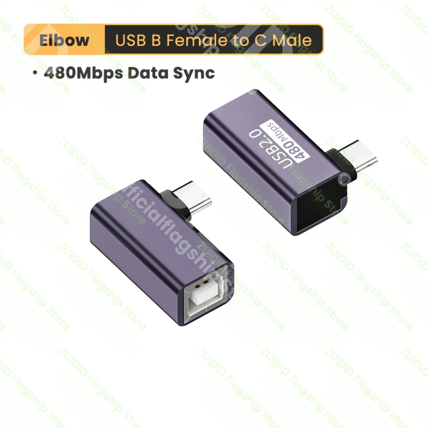 Adaptateur d'imprimante USB 2.0 USB Type B vers USB C/Micro USB/Mini USB femelle vers pour imprimante mâle, Base de disque dur, Machine de télécopie, Scanner