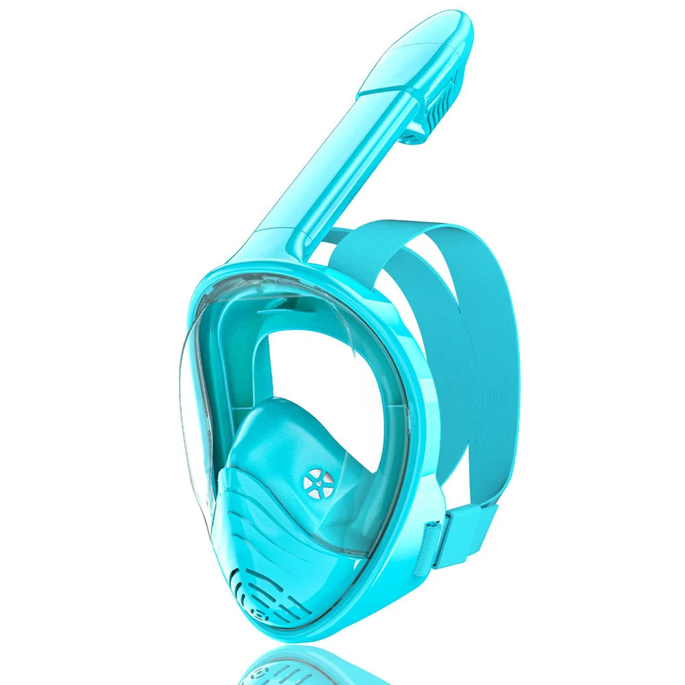 Masque de plongée complet pour enfants, avec support de caméra détachable, vue large, Anti-buée, Anti-fuite, natation en apnée pour enfants