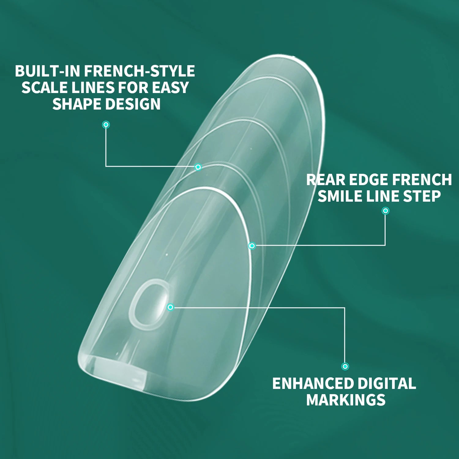 Double Formes Françaises Ovales Réutilisables 150 pcs