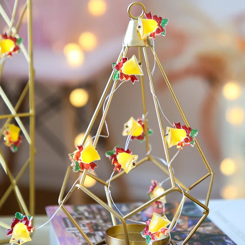 Guirlande lumineuse flocons de neige 2 m – 20 LED, décoration de Noël