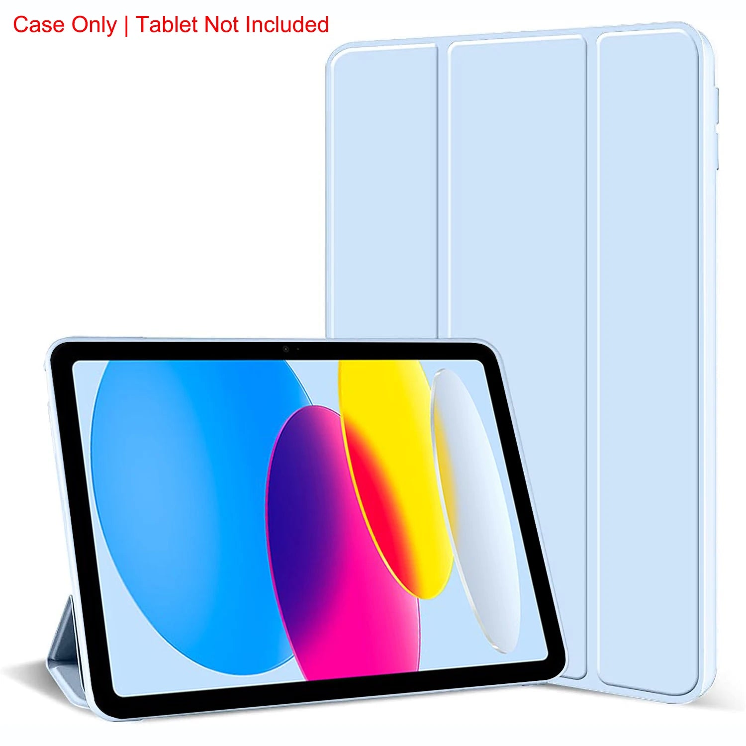 Étui à rabat pliable iPad 10e / 11e génération – Coque de protection cuir PU avec support magnétique