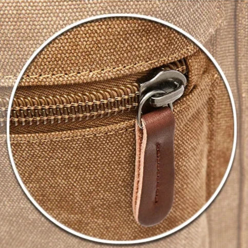 Sac à dos rétro en toile, sac à dos d'ordinateur robuste et durable, cartable pour lycéens, collèges, étudiants