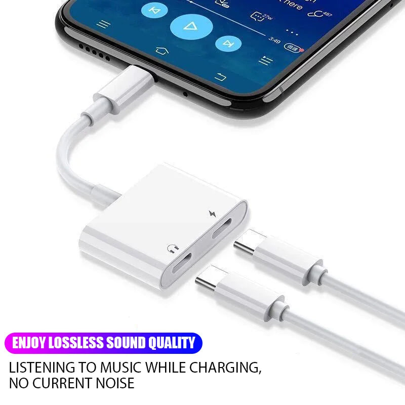 Adaptateur OTG USB-C vers Jack 3,5 mm, câble AUX audio pour iPhone 15 Pro, Samsung, Xiaomi, OnePlus