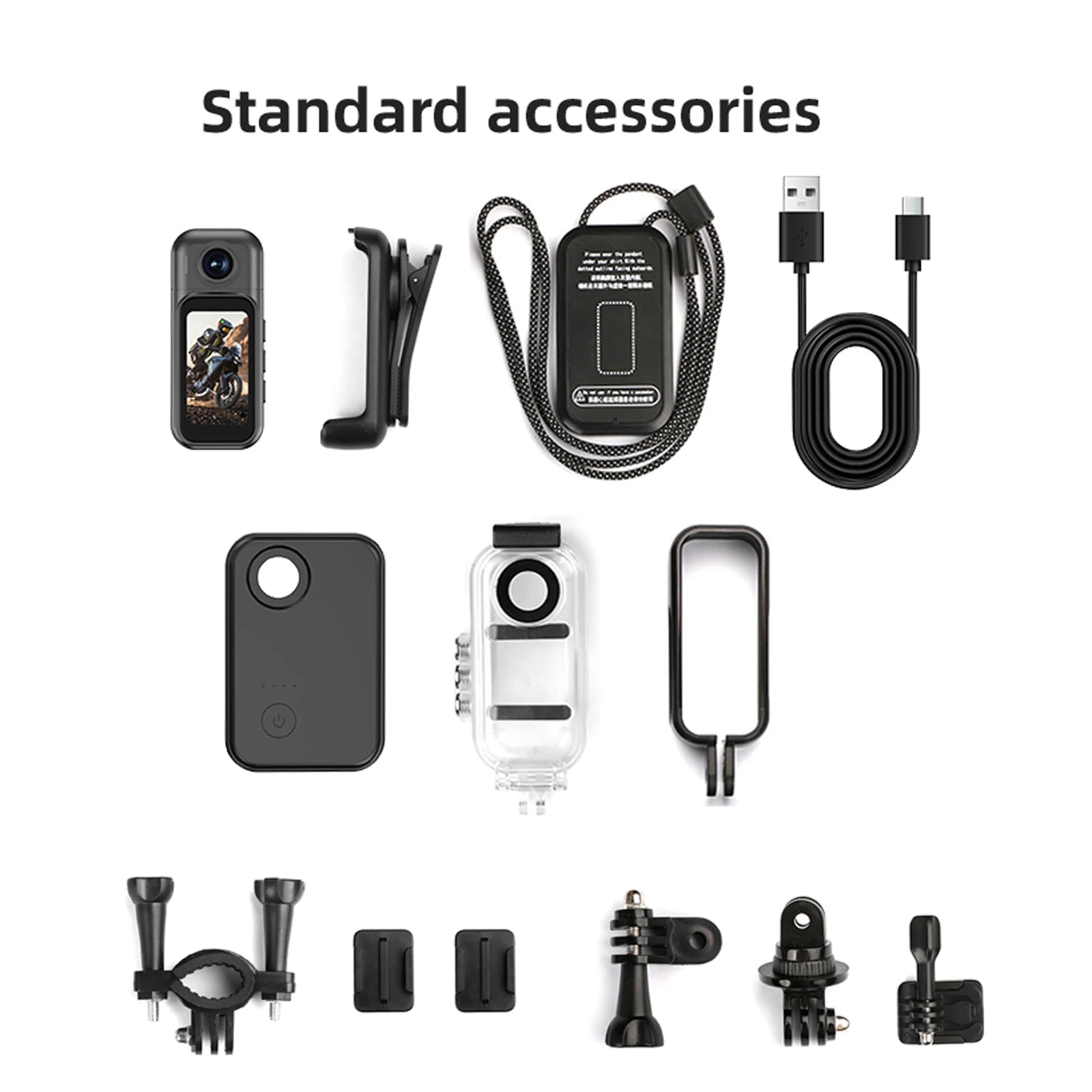 Mini Caméra Kaysunlink H91 – Casque, Guidon, Sport et Plongée