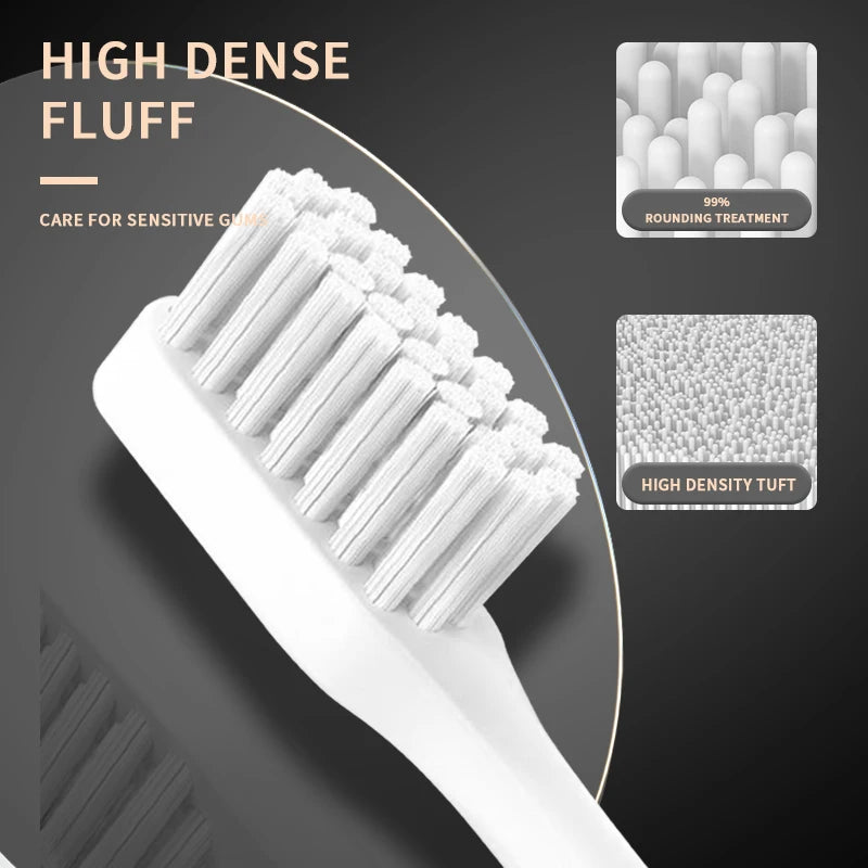 Brosse à dents électrique classique pour adulte, noir et blanc, mode 5 vitesses, chargement USB, étanche IPX7