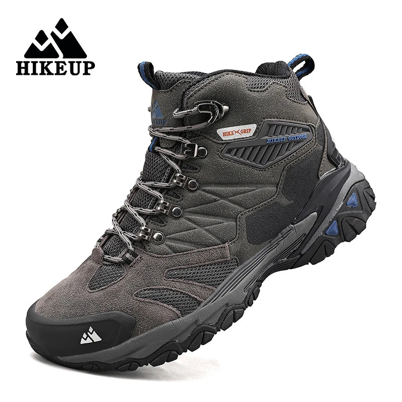 Chaussures de Randonnée HIKEUP Homme – Bottes Outdoor Respirantes et Résistantes