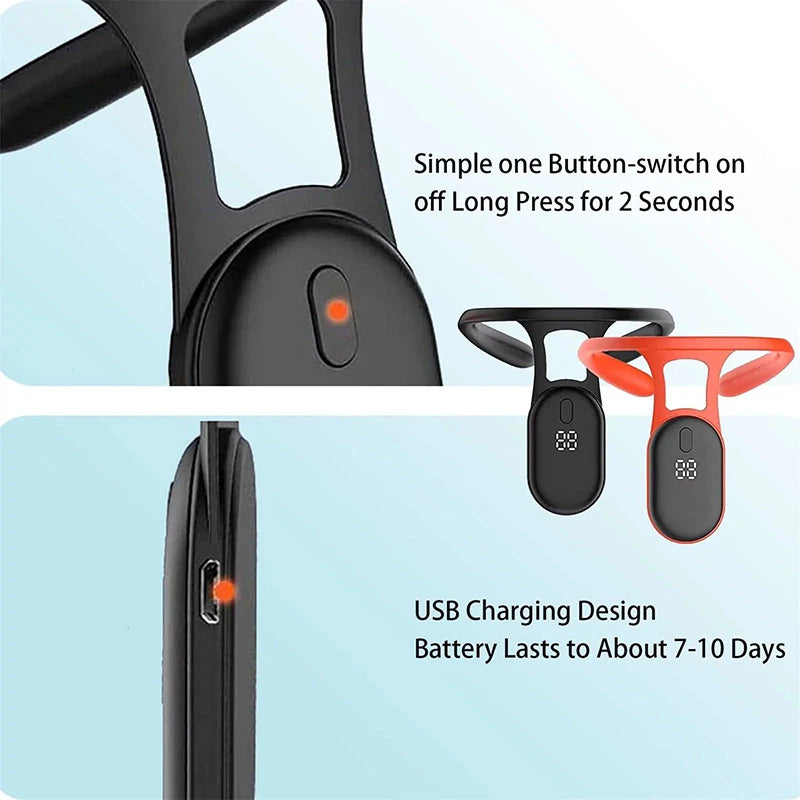 Correcteur de posture intelligent, capteur de rappel de posture par micro-vibration, correcteur de posture du dos et du cou pour adultes et enfants