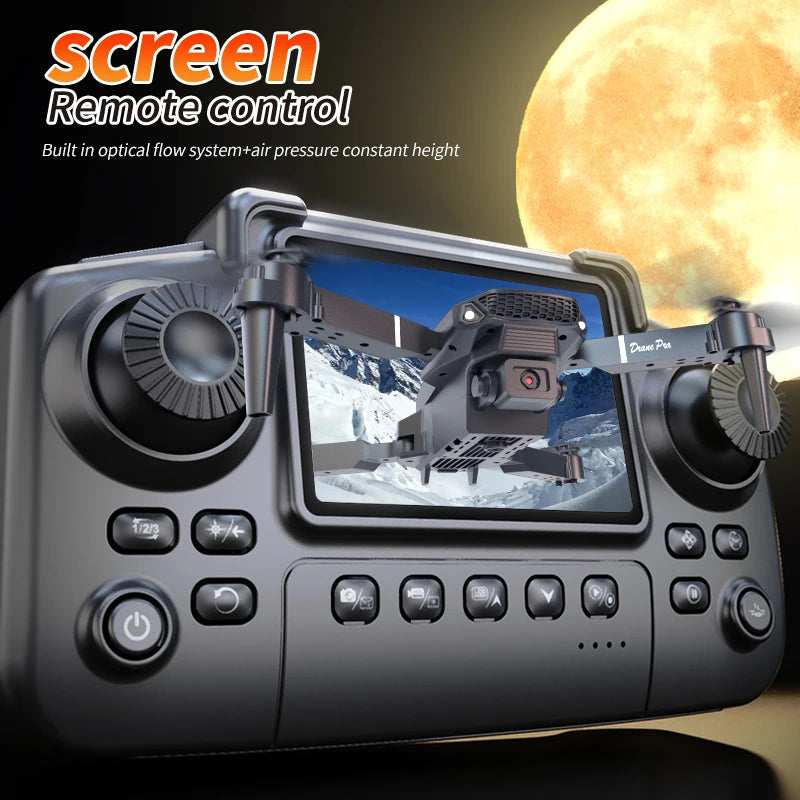 Drone E88 Pro 2025 – Quadrirotor Pliable 4K HD avec Écran