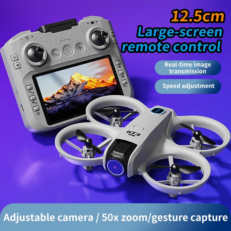 Drone GT3 MAX – 6K HD, Écran 4,3", Télécommande, Mode Sans Tête, Flip 360°, Quadcopter RC Jouet pour Enfant