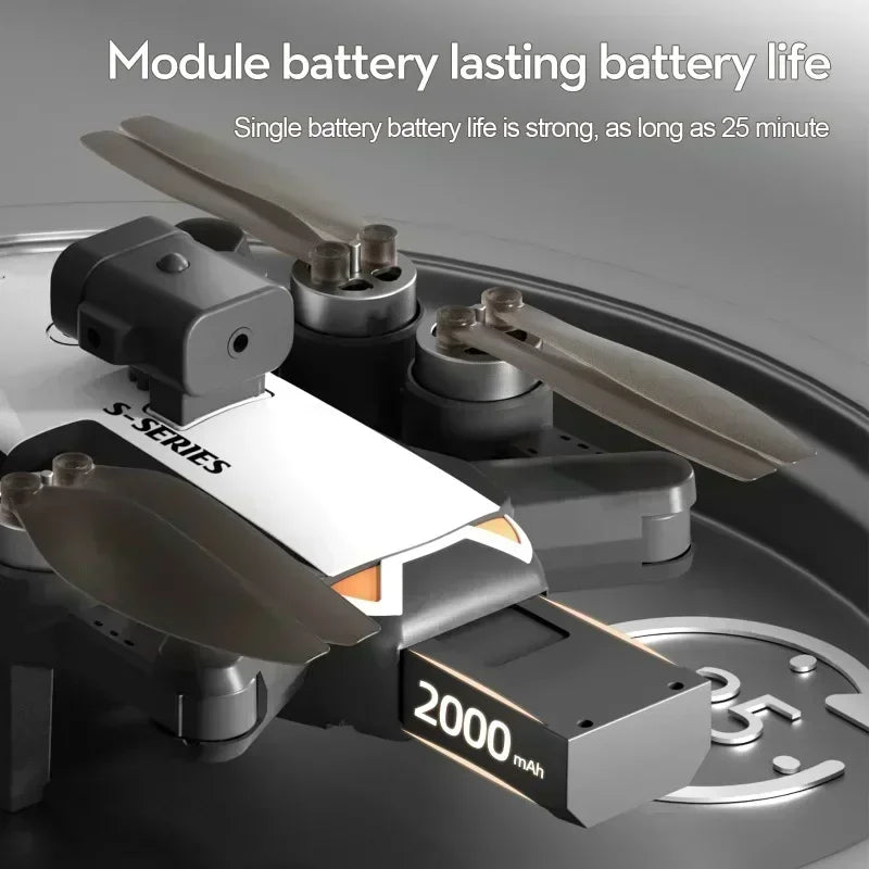 Mini Drone professionnel Nouveau S2S 8K HD caméra mouche 25Min évitement d'obstacles sans brosse pliable quadrirotor optique pour Xiaomi