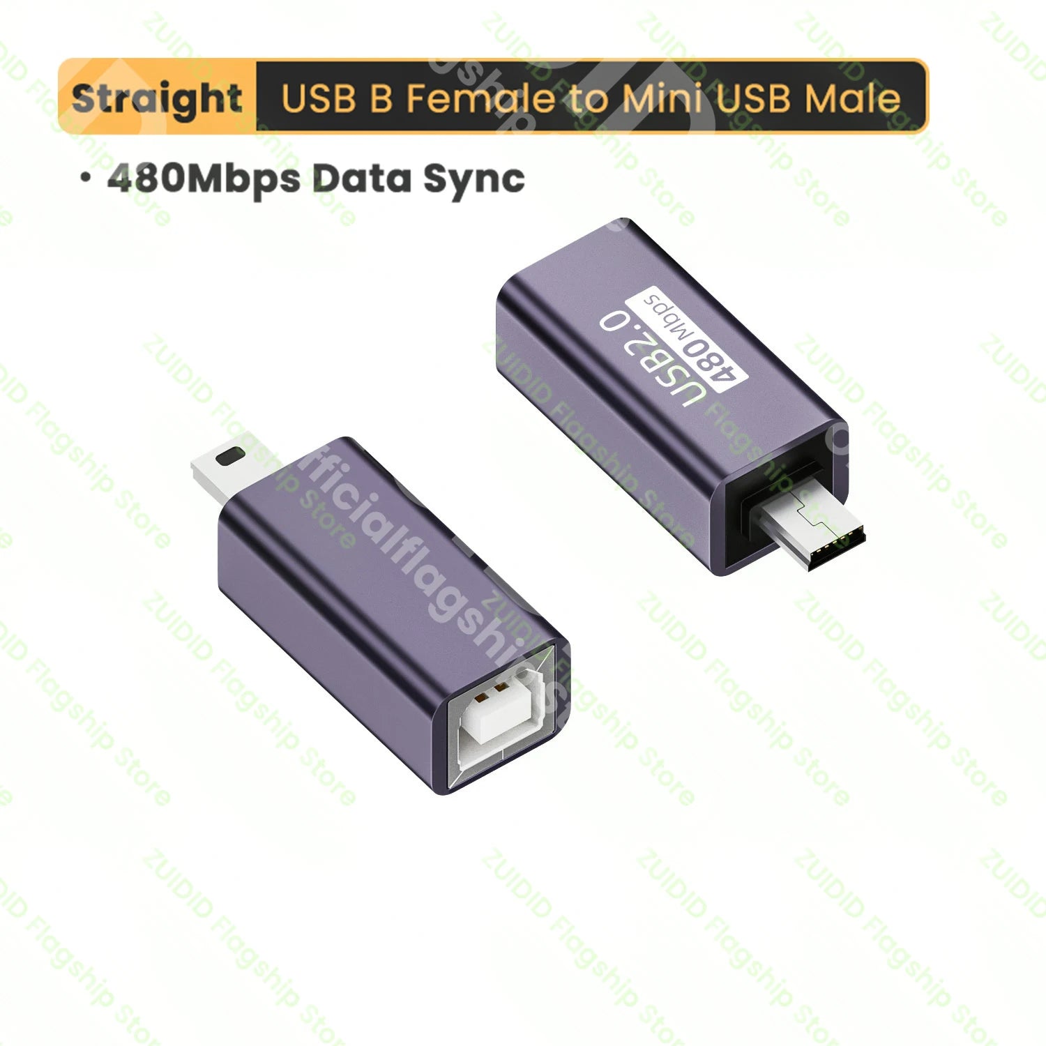 Adaptateur d'imprimante USB 2.0 USB Type B vers USB C/Micro USB/Mini USB femelle vers pour imprimante mâle, Base de disque dur, Machine de télécopie, Scanner