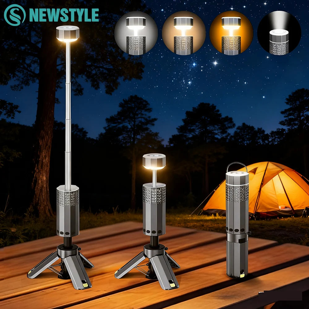 Wiederaufladbare Teleskop-Campinglampe 15600 mAh