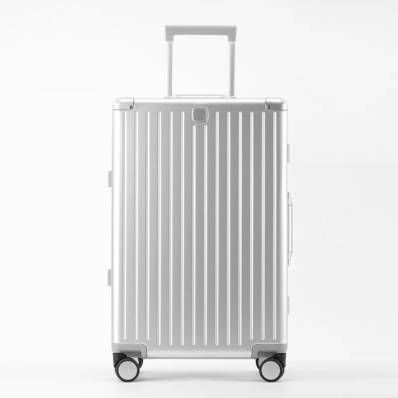 Valise rigide en alliage d’aluminium et de magnésium SUSHIMU – bagage à roulettes, 20, 24, 26 et 28 pouces