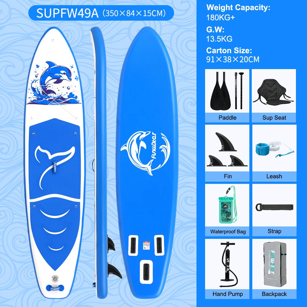 Planche de Paddle Gonflable avec Accessoires (335 / 350 / 385 cm) - Feath-R-Lite Koi Sup