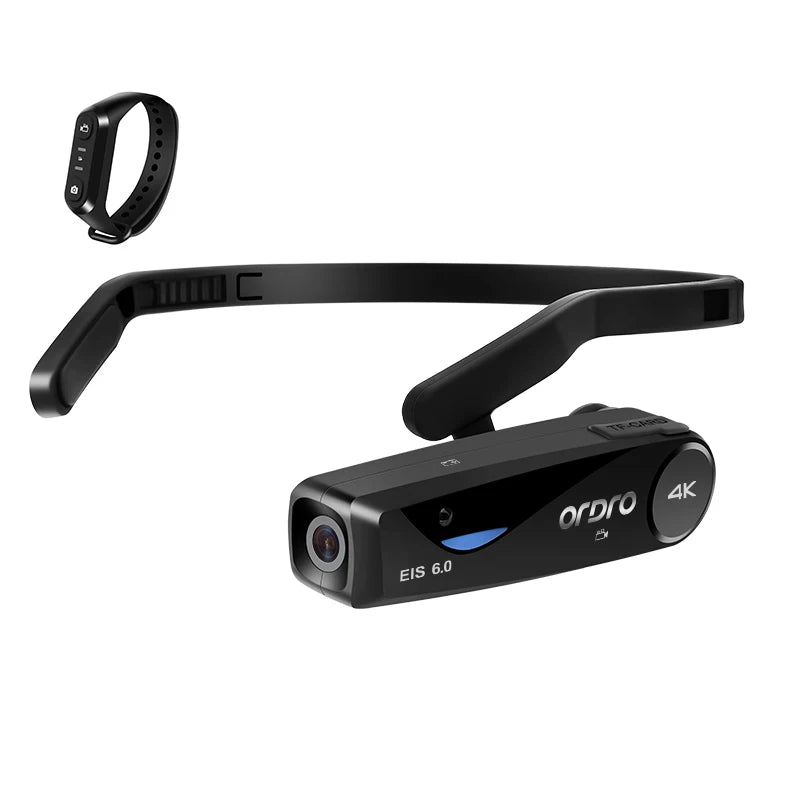 Caméra portable, Ordro EP6 PLUS FPV WiFi 4K 30 FPS, Webcam, enregistreur vidéo, pour vidéo YouTube