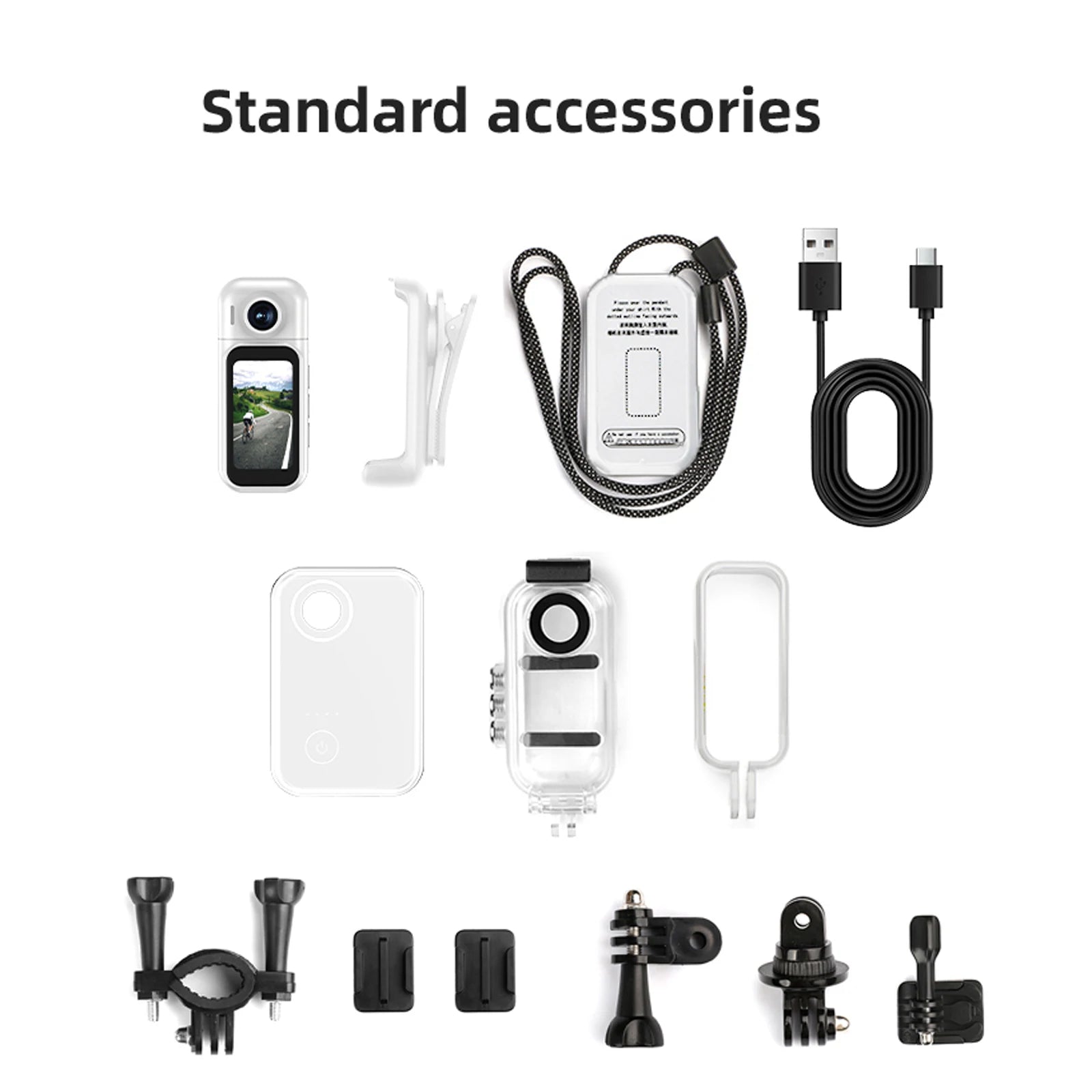 Mini Caméra Kaysunlink H91 – Casque, Guidon, Sport et Plongée