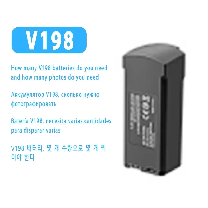 Batterie de Drone pour V168 V8 V88 S118 S6 P14 P15 Z908 S1S S2S V168 S196GPS V196 batterie de Drone