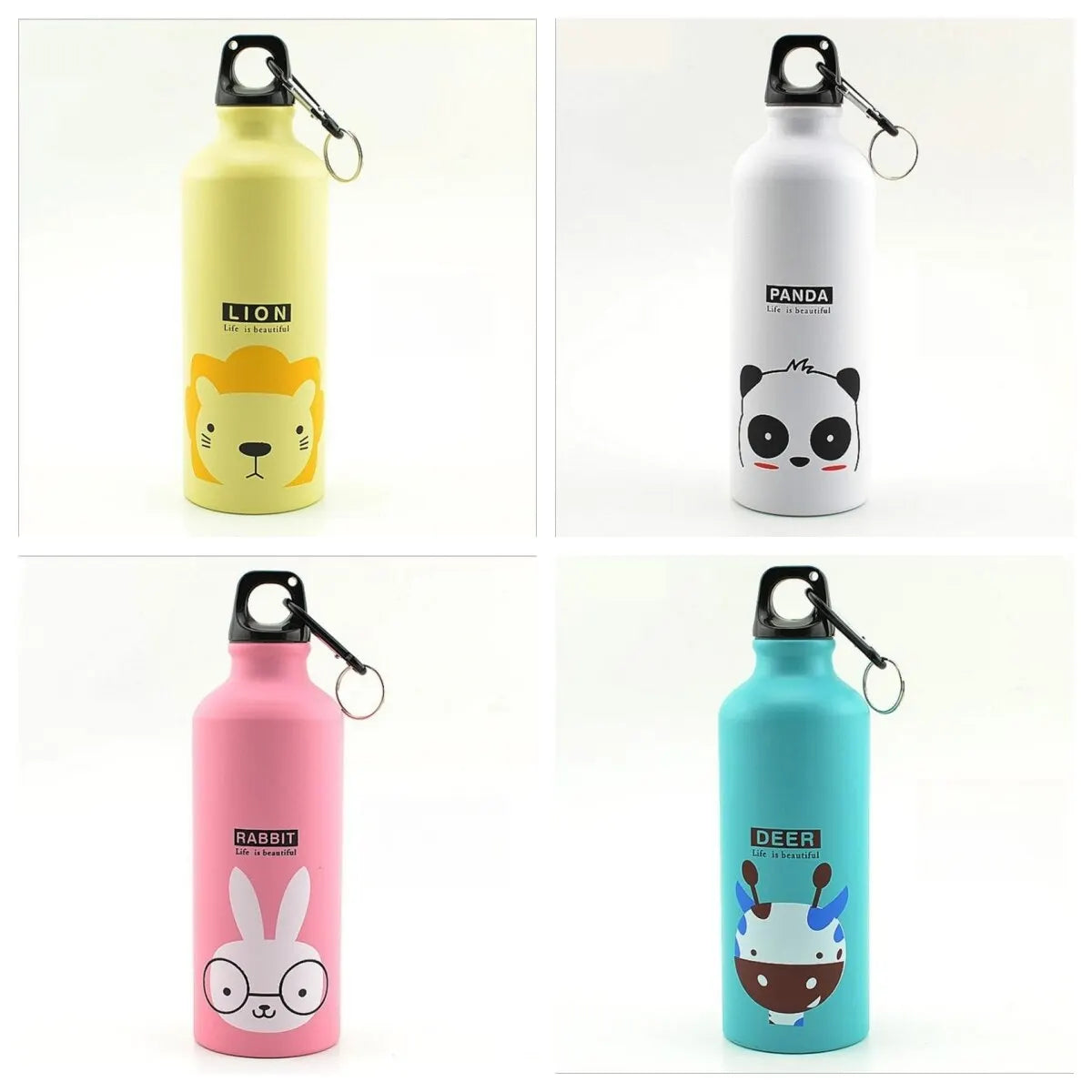 Animal Patterned Water Bottles Keep your drinks cool with our collection of bottles.