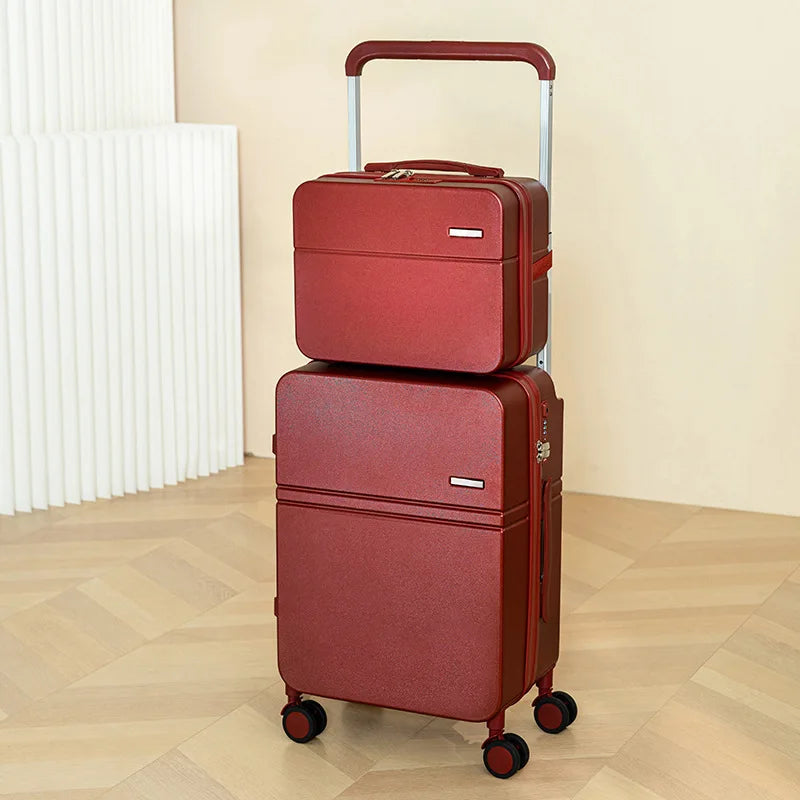 Valise SUSHIMU – Voyage hommes et femmes, 20, 24 et 26 pouces, cadre en aluminium, serrure TSA
