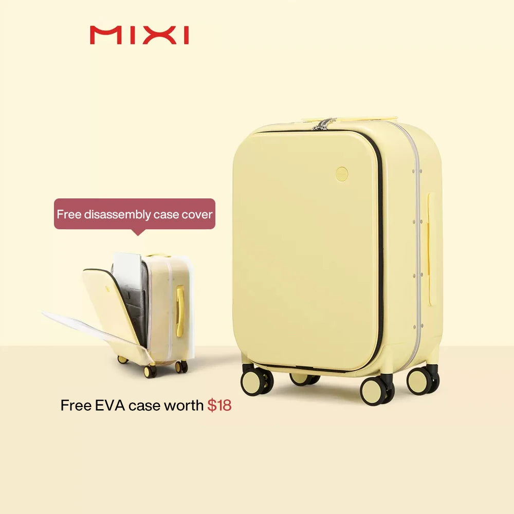 Valise Mixi M9260 – Bagage à main 18'' / 20'' / 24'' avec cadre en aluminium, Design breveté