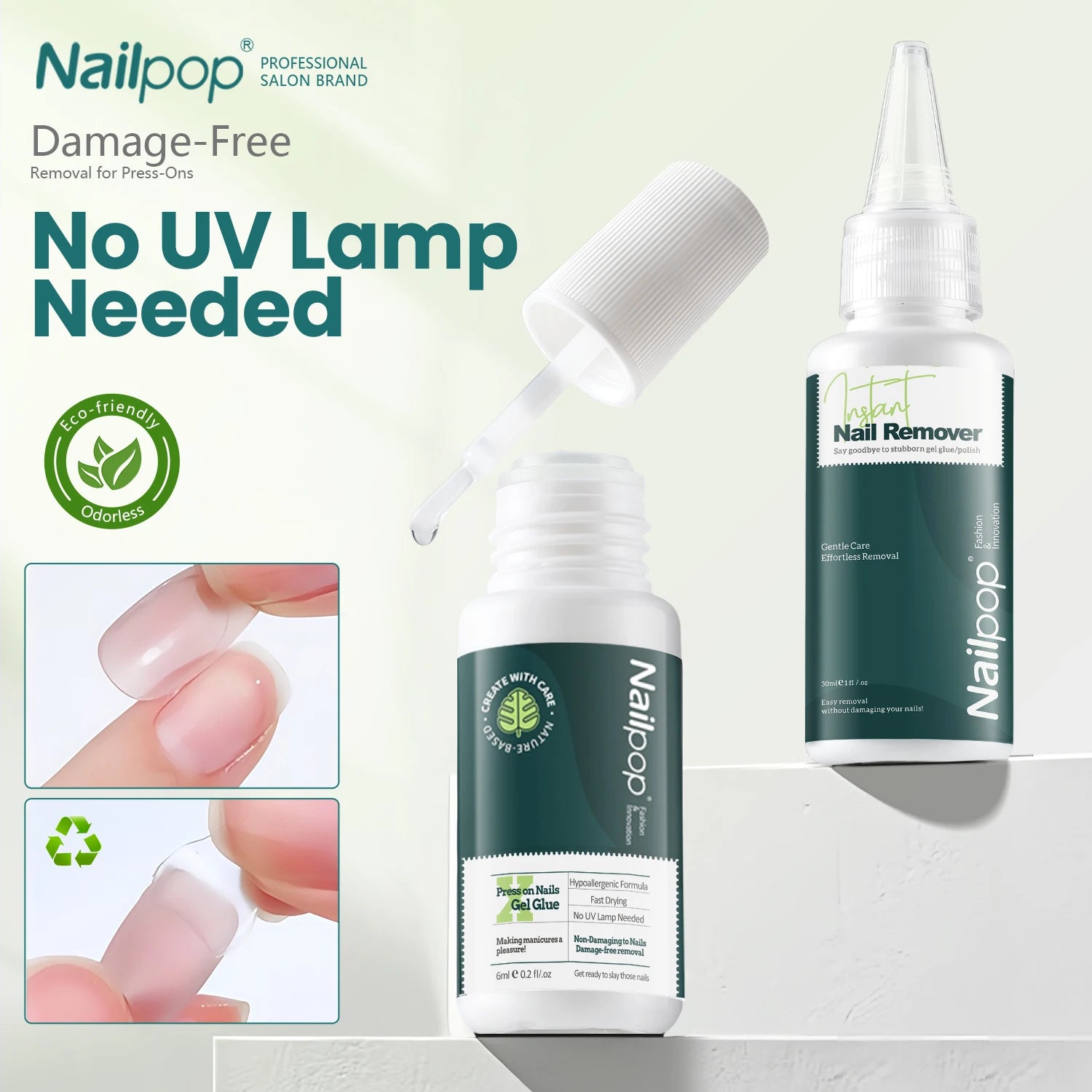 Colle à Ongles X Super Forte + Dissolvant Instantané Kit 6ml / 30ml