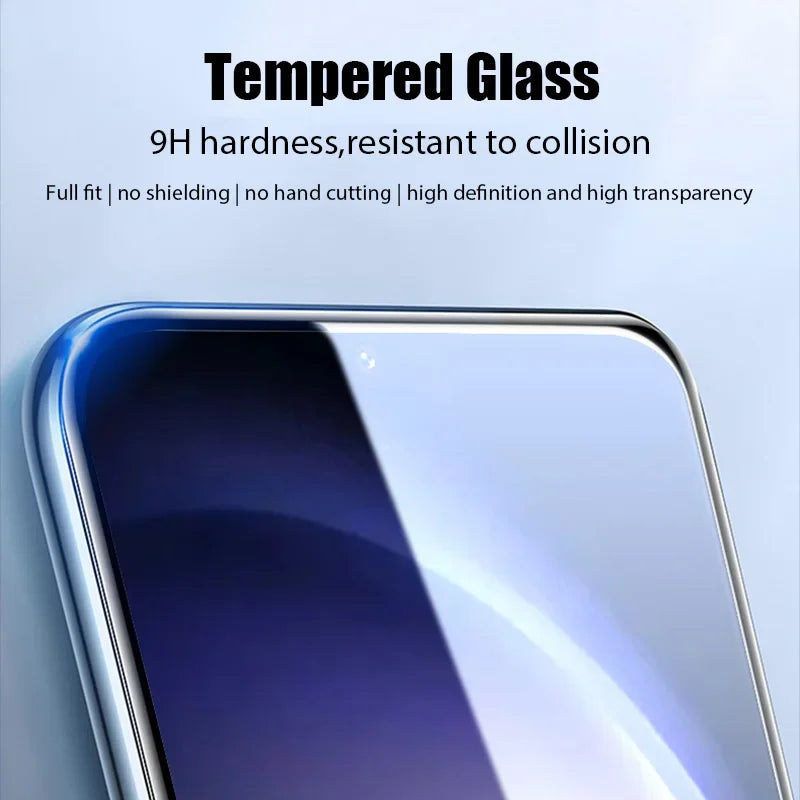 Protections d’écran en verre trempé pour Samsung – Anti-rayon bleu et anti-rayures Lot de 5