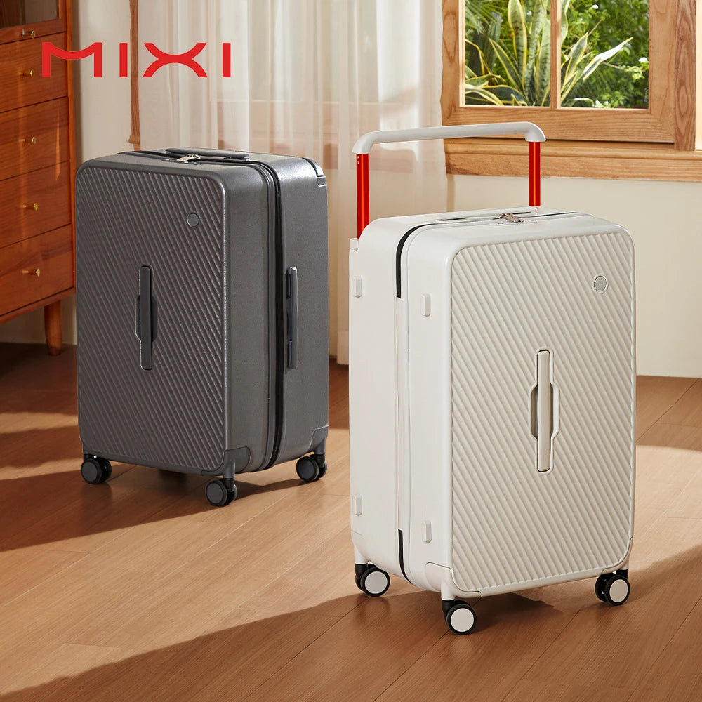 Valise de grande capacité pour voyage Mixi – bagage à main, boîtier de chariot, 26 pouces
