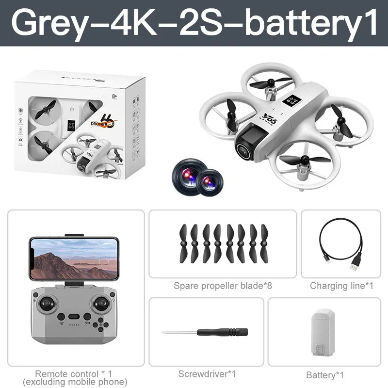 Drone FPV Xiaomi V66 8K professionnel avec double caméra, WiFi FPV, RC, évitement d'obstacles intelligent, quadcopter pliable