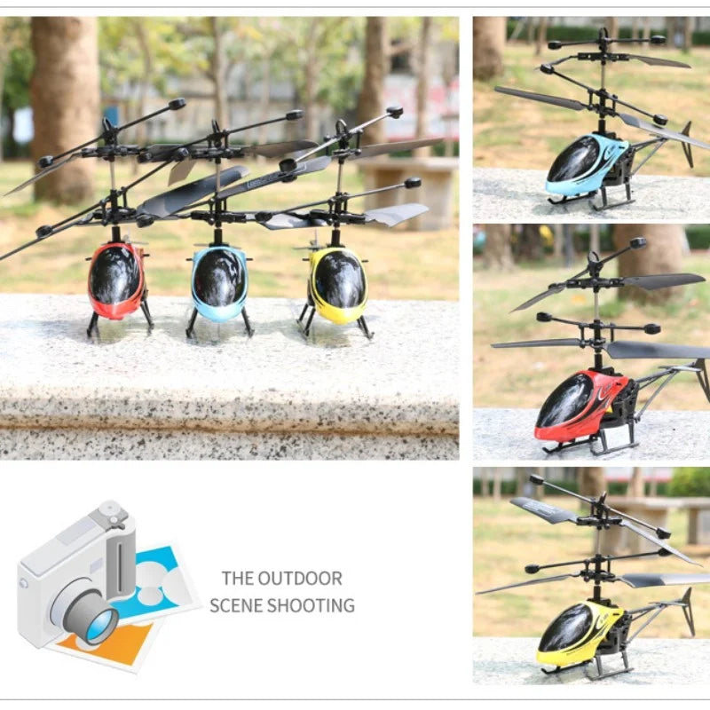 Drop-resistant Induction Helicopter, Rechargeable RC Drone Toy, Gesture Control Method