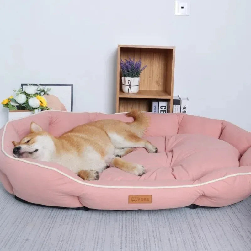 Lit, Canapé moelleux pour animaux de compagnie, lit pour chien, accessoires pour chiens, fournitures pour animaux de compagnie